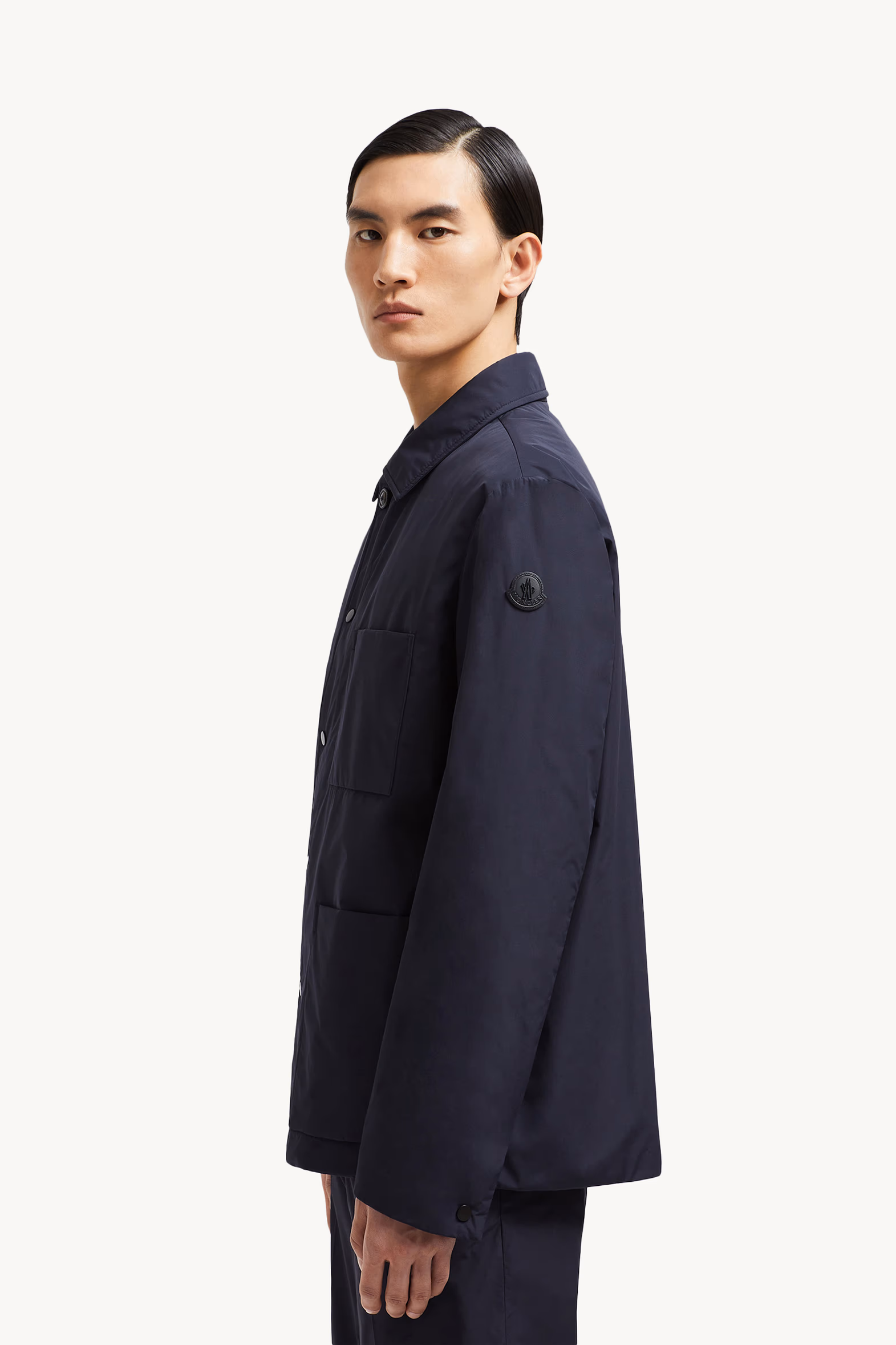Cougourde Down Shirt Jacket Royal Blue Moncler 4